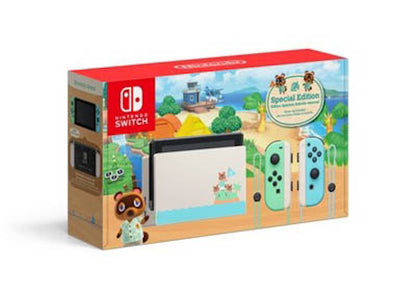 Nintendo Switch Animal Crossing: New Horizons Edition Console HADSKEAAA Blue/Green