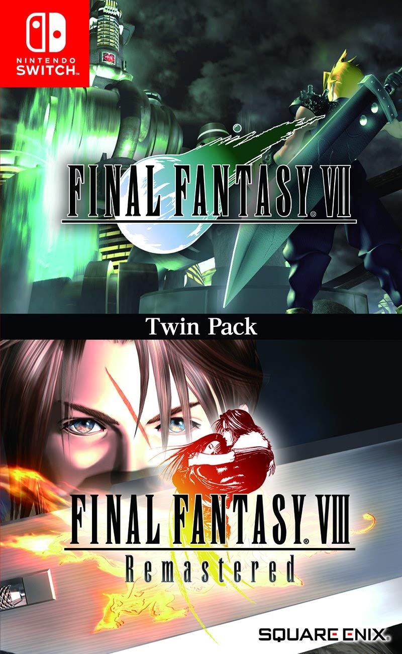 Nintendo Switch Final Fantasy VII And Final Fantasy VIII Remaster Edition Twin Pack Video Game