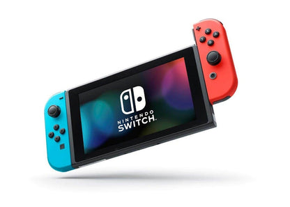 Nintendo Switch Mario Kart 8 Deluxe Console Bundle HADSKABLD Neon Red/Neon Blue