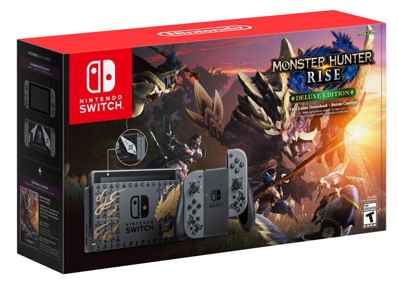 Nintendo Switch Monster Hunter Rise Deluxe Edition System HADSKGALG Grey