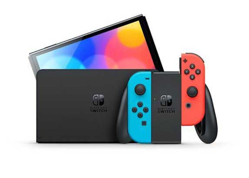 Nintendo Switch (OLED) HEGSKABAA USZ Neon Red/Neon Blue