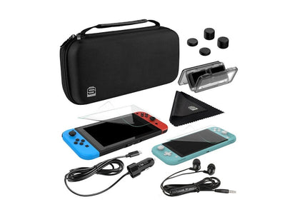 Nintendo Switch OLED with Online 12 Month Family Membership and Surge 11-In-1 Accessory Starter Pack Bundle NS-HEGSKAAAA/SG60047 White