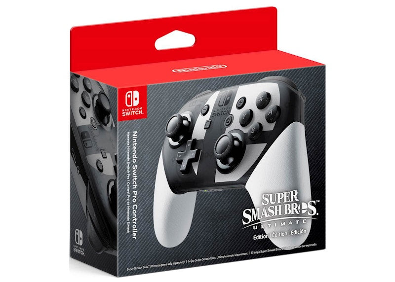 Nintendo Switch Super Smash Ultimate Pro Contoller Bundle 12345