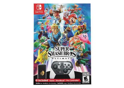 Nintendo Switch Super Smash Ultimate Pro Contoller Bundle 12345