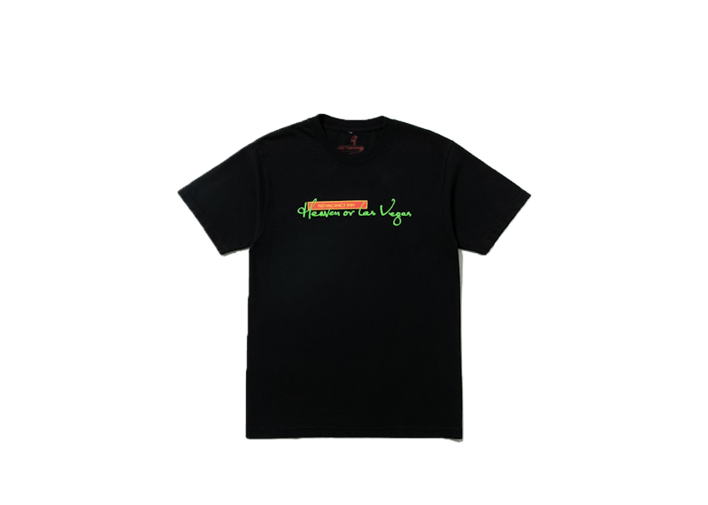 No Vacancy Inn Heaven Or Las Vegas Tee Black