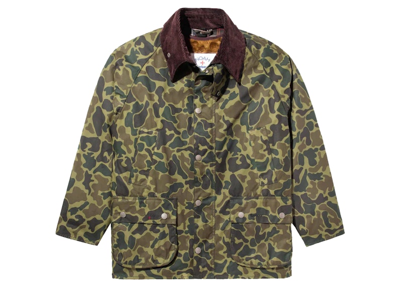 Noah Barbour Camo Bedale Jacket Camo Print