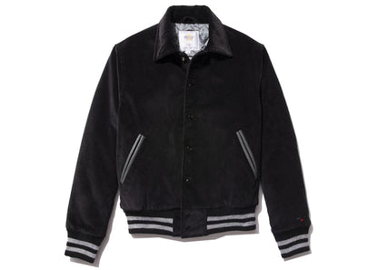 Noah Corduroy Varsity Jacket Black