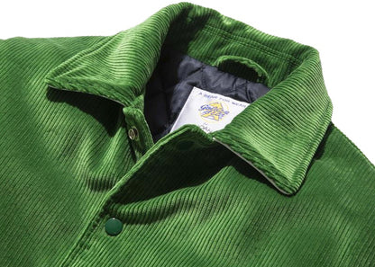 Noah Corduroy Varsity Jacket Emerald