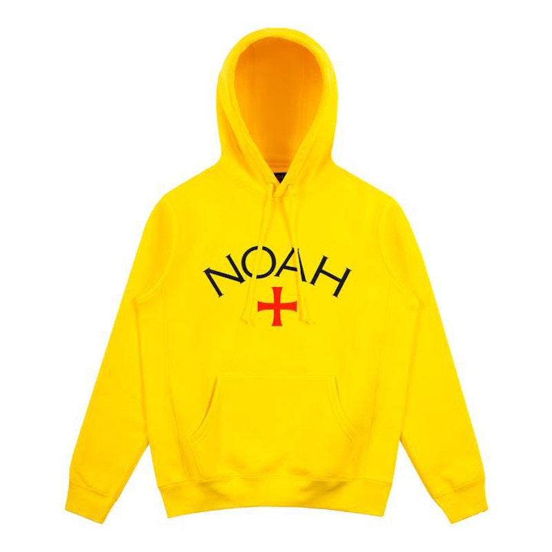 Noah Core Logo Hoodie (SS19) Yellow