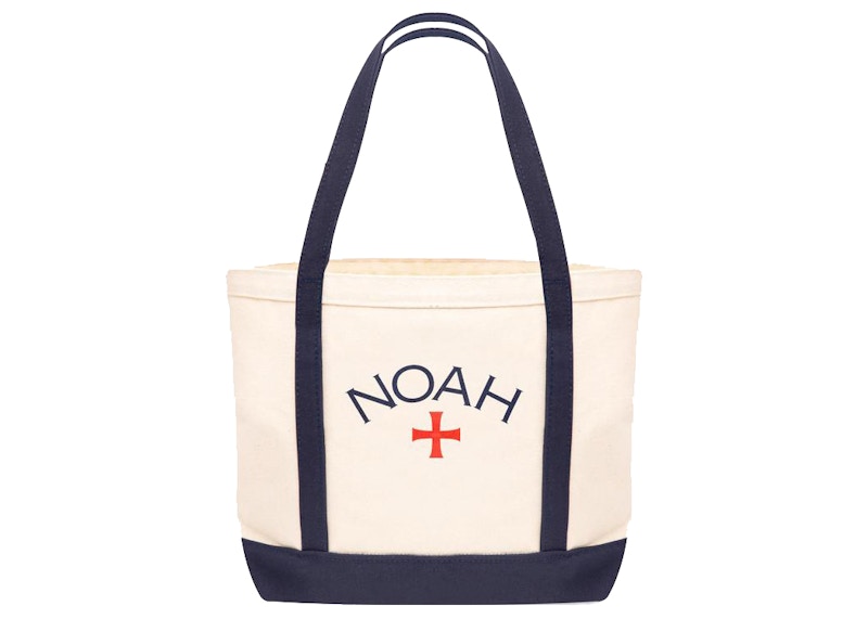 Noah Core Logo Tote Tan/Blue