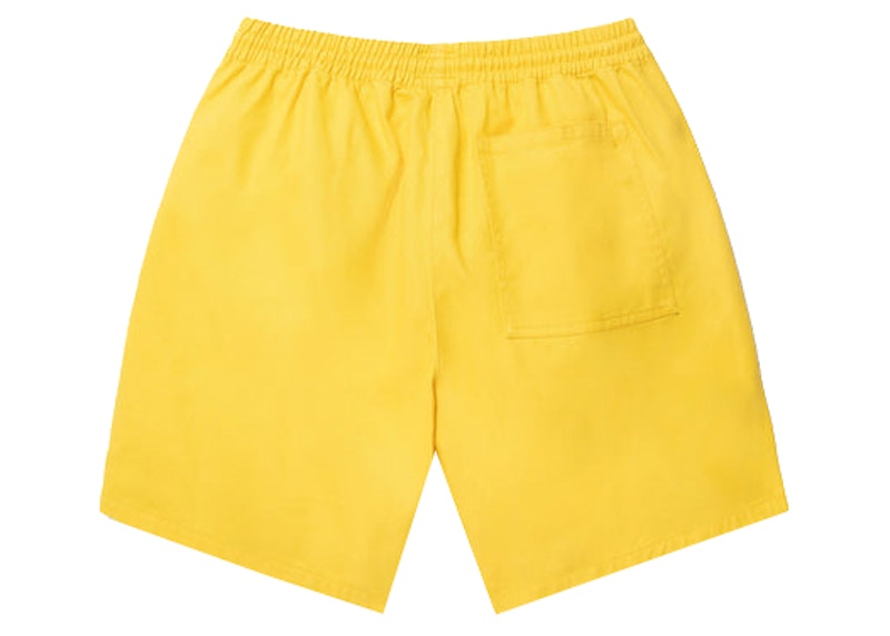 Noah Cotton Twill Shorts Yellow