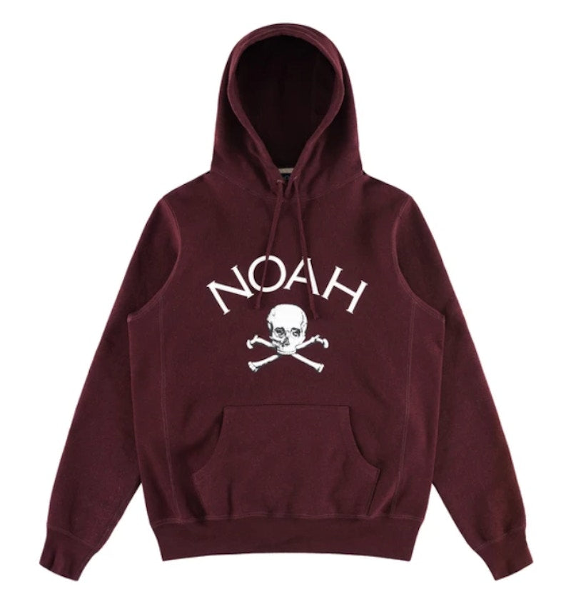 Noah Jolly Roger Hoodie Burgundy Heather