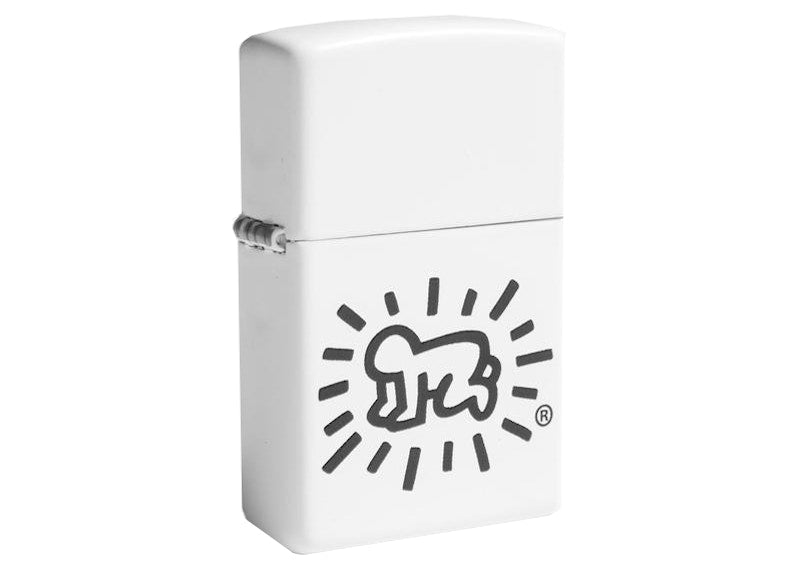 Noah Keith Haring Zippo White