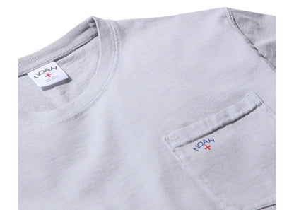 Noah Pocket Tee Pale Grey