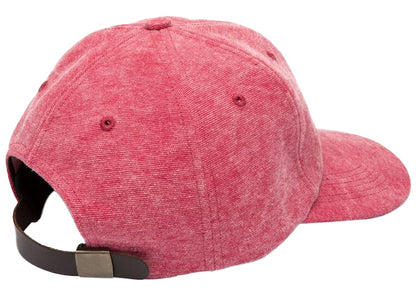 Noah Recycled Canvas Core Logo 6-Panel Dark Red