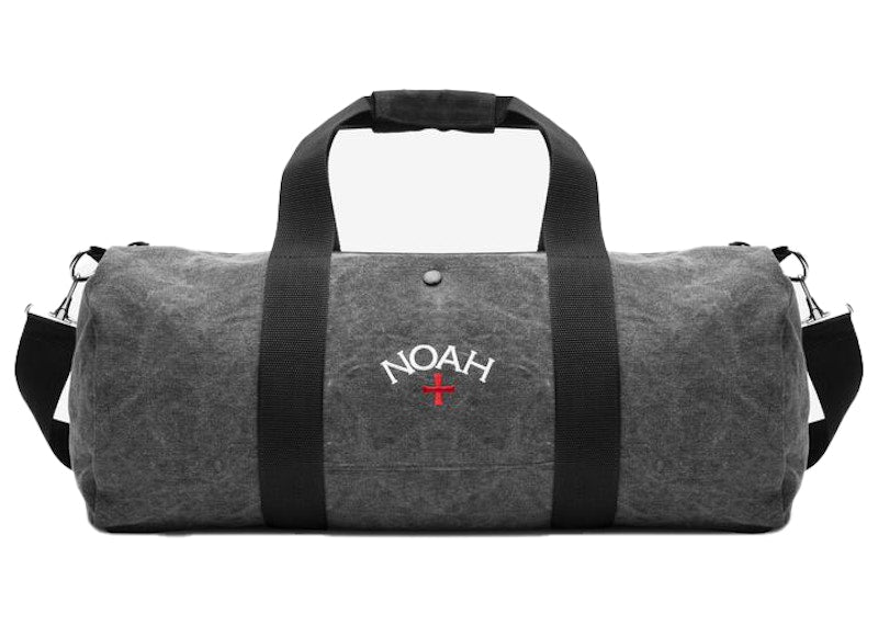 Noah Recycled Canvas Duffle Bag Black