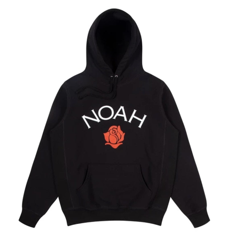Noah Rose Logo Hoodie Black
