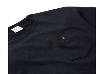 Noah Tulip Pocket Tee Black