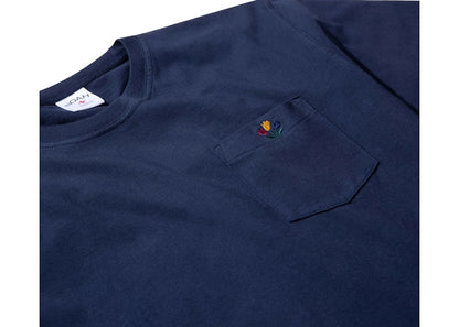 Noah Tulip Pocket Tee Navy