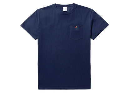 Noah Tulip Pocket Tee Navy