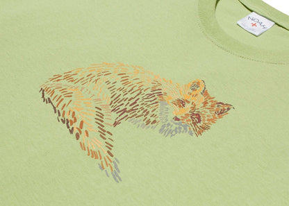 Noah Watercolor Animal Tee Pistachio
