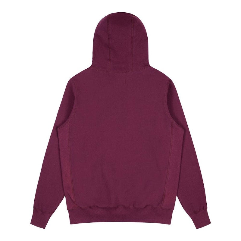 Noah Winged Foot Embroidered Hoodie Burgundy