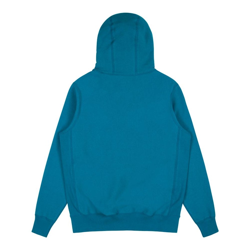 Noah Winged Foot Embroidered Hoodie Deep Lagoon