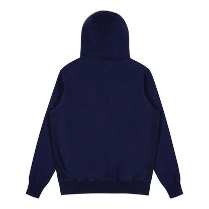 Noah Winged Foot Embroidered Hoodie Evening Blue