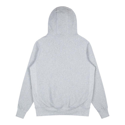Noah Winged Foot Embroidered Hoodie Heather Grey
