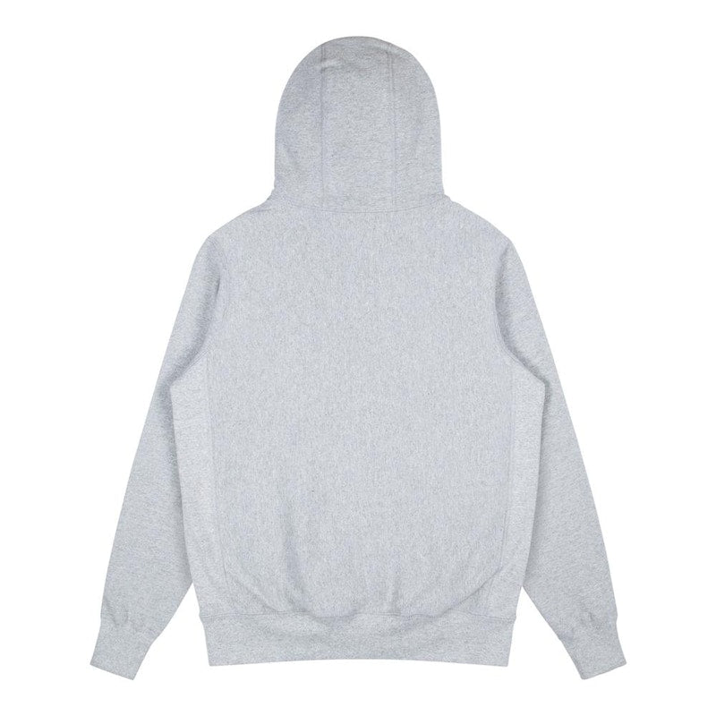 Noah Winged Foot Embroidered Hoodie Heather Grey
