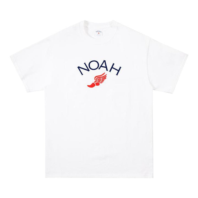 Noah Winged Foot Logo Tee (SS19) White
