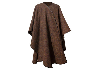 Noah Wool Cape Brown