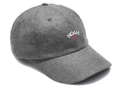 Noah Wool Core Logo 6-Panel Dark Heather