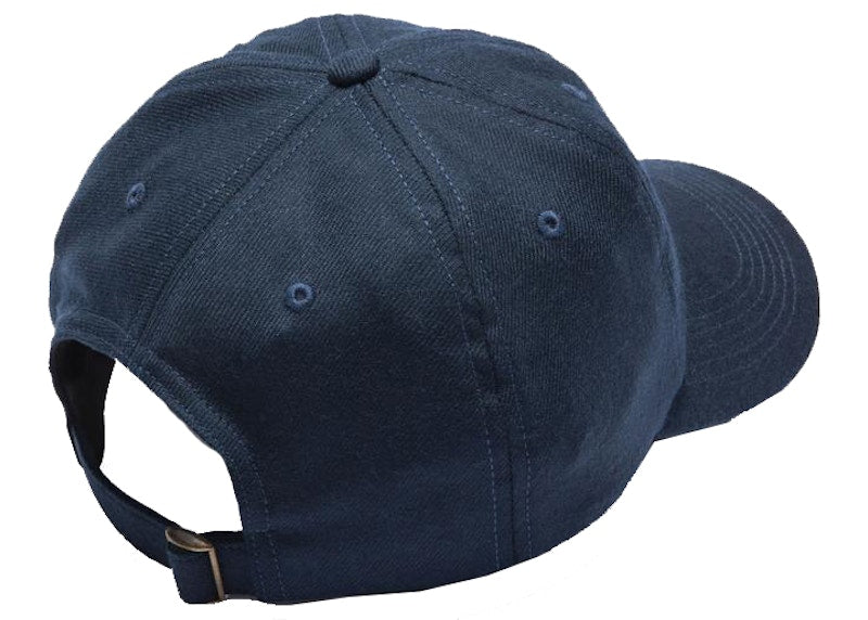 Noah Wool Core Logo 6-Panel Navy
