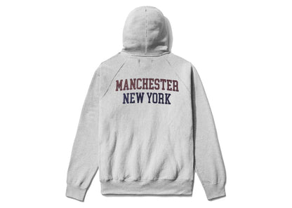 Noah x Baracuta Raglan Hoodie Heather Grey
