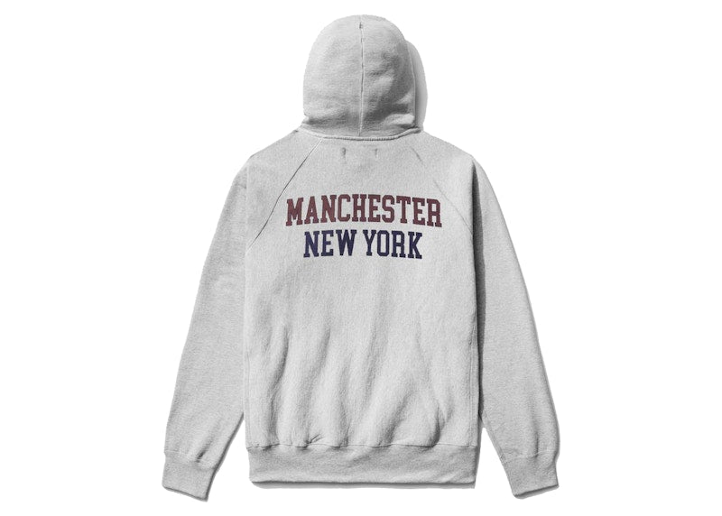 Noah x Baracuta Raglan Hoodie Heather Grey
