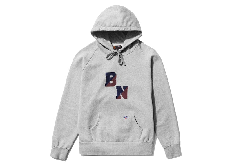 Noah x Baracuta Raglan Hoodie Heather Grey