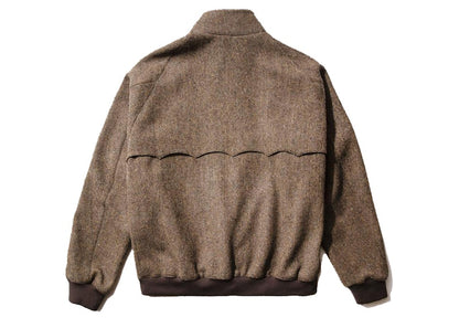 Noah x Baracuta Tweed Herringbone G9 Jacket Brown