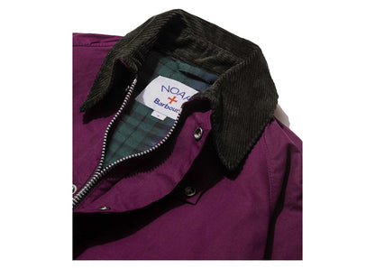 Noah x Barbour Dry Waxed Bedale Jacket Wine