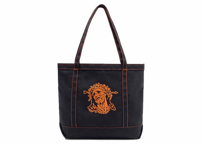 Noah x Jesus Piece Logo Tote Bag Black