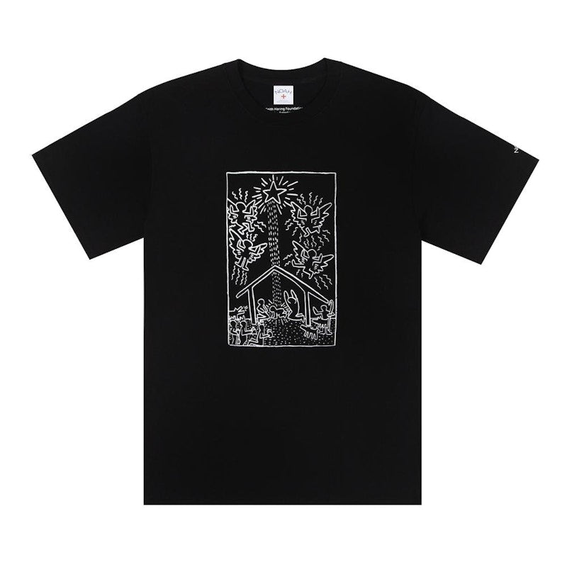 Noah x Keith Haring Christmas Tee Black