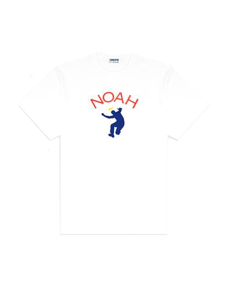 Noah x Union Small Logo Lockup Tee White