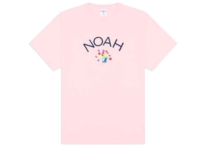 Noah x Wesselmann Core Logo Tee Pink