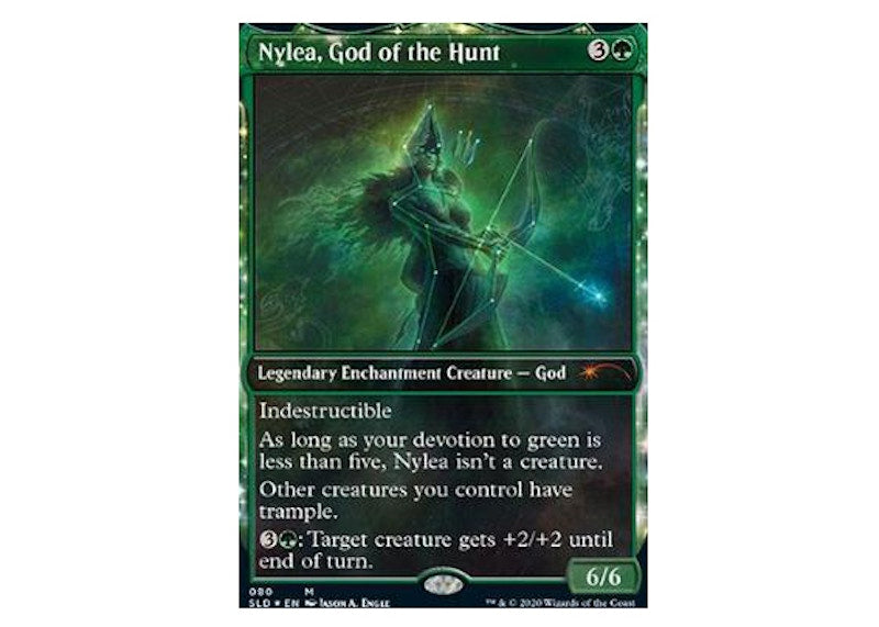 Nylea, God of the Hunt (Foil) Magic: The Gathering TCG Secret Lair Mythic #80 (Ungraded)