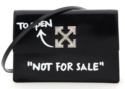 OFF-WHITE 1.0 Jitney Bag "NOT FOR SALE" Black/White