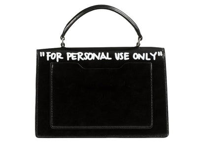 OFF-WHITE 1.4 Jitney Bag "CASH INSIDE" Black White
