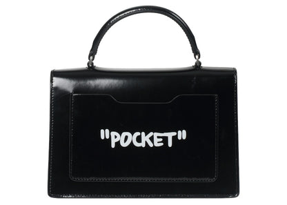 OFF-WHITE 1.4 Jitney Bag "SALARY INSIDE" Black/White