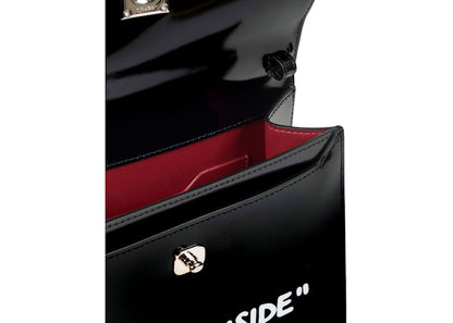 OFF-WHITE 1.4 Jitney Bag "SALARY INSIDE" Black/White