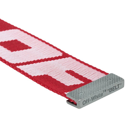 OFF-WHITE 2.0 Industrial Belt Red/White