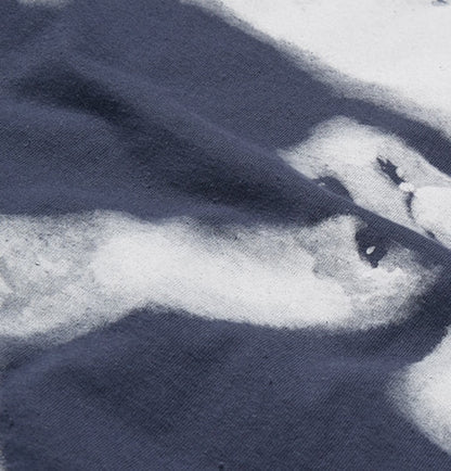 OFF-WHITE 23' Logo Print T-shirt Navy/White